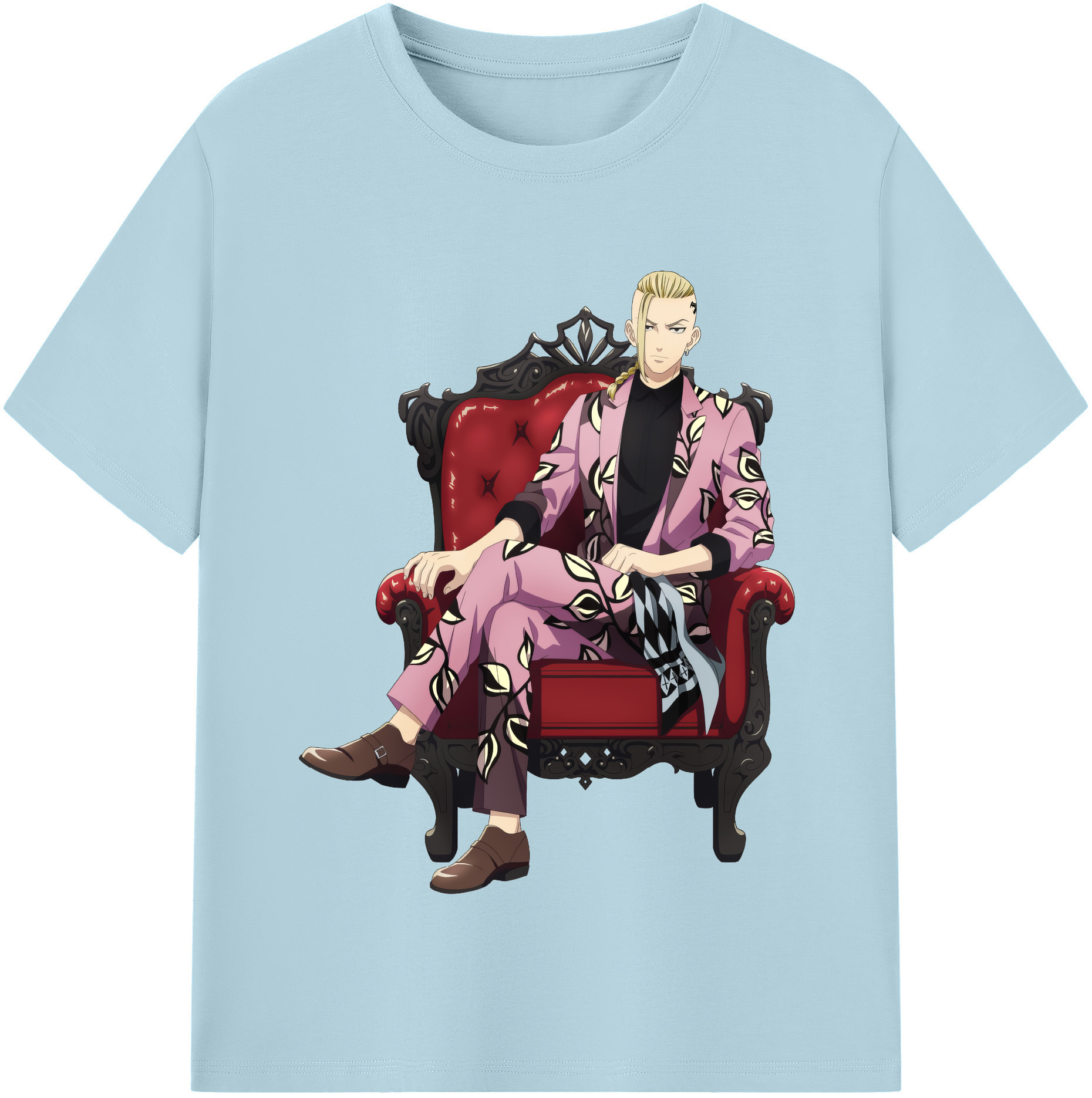 （画像用） 東京リベンジャーズ Tokyo Revengers 綿100％半袖Tシャツ（フロントプリント）